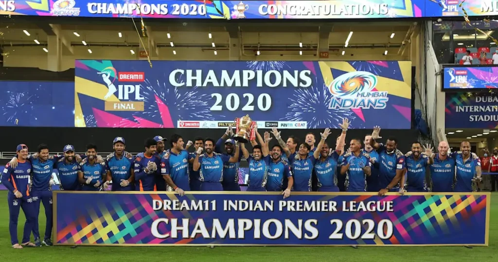 IPL 2020 Champions Mumbai Indians